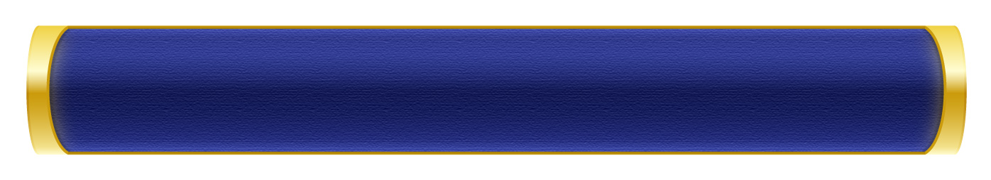 立体的なゴールドフレームのテロップベース 青
