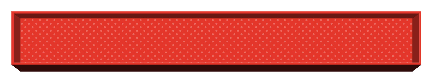 ポップなボックス型テロップベース 赤